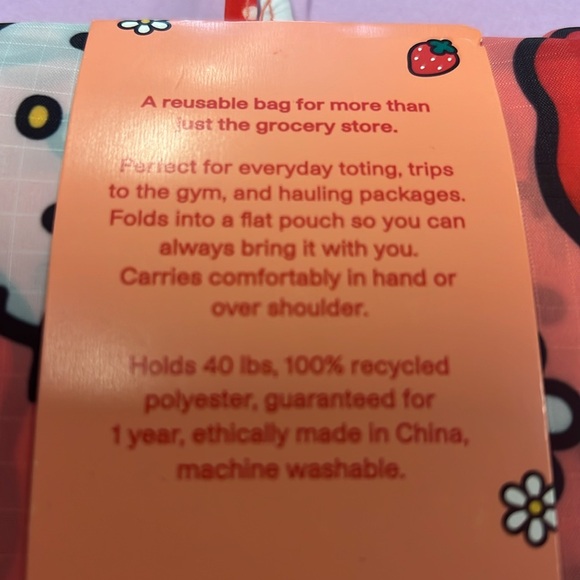 Baggu Standard Sanrio Hello kitty Apples - Picture 2 of 2